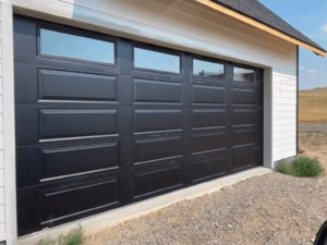 Black Garage Doors, insulated garage doors