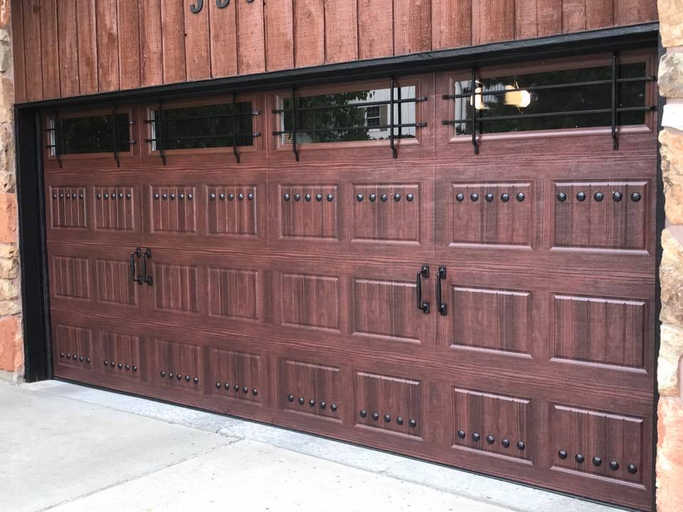 Faux Wood Garage Door, insulated garage doors