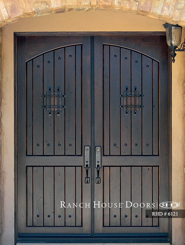 Carriage style entry door